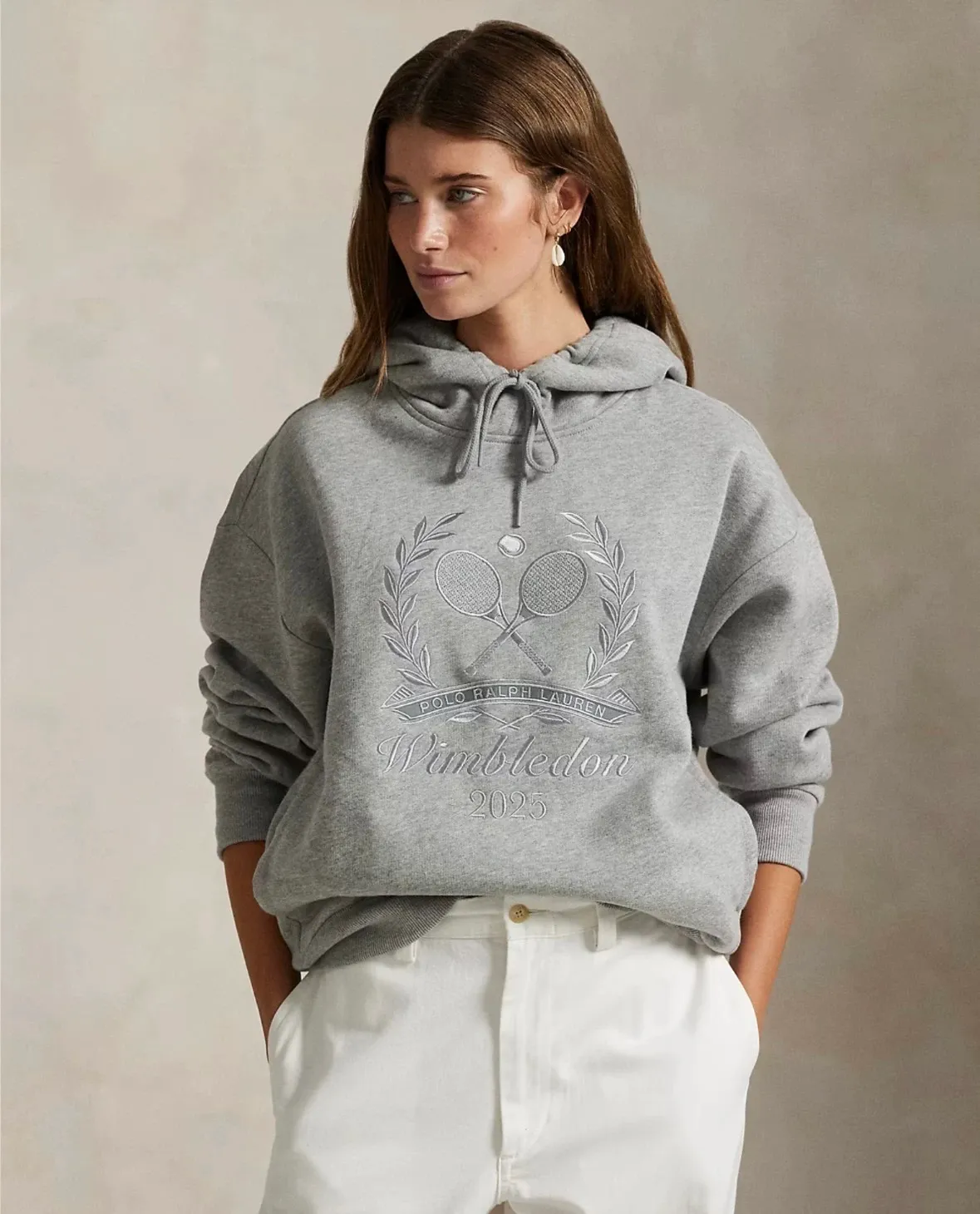 P230 Style number: RL022] RalphLauren/Ralph Lauren 2025 autumn and winter new large embroidered hooded sweatshirt